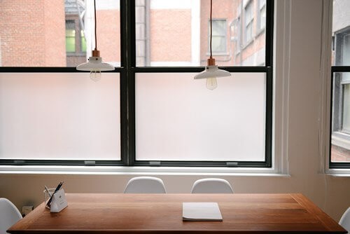 empty room with windows 